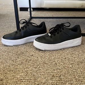 Black Air Force Ones